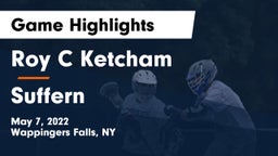 Roy C Ketcham vs Suffern  Game Highlights - May 7, 2022