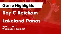 Roy C Ketcham vs Lakeland Panas Game Highlights - April 22, 2022