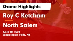 Roy C Ketcham vs North Salem Game Highlights - April 30, 2022