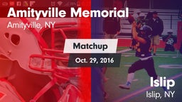 Matchup: Amityville Memorial vs. Islip  2016