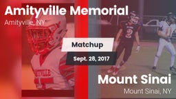 Matchup: Amityville Memorial vs. Mount Sinai  2017