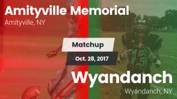 Matchup: Amityville Memorial vs. Wyandanch  2017