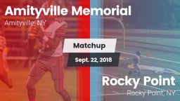 Matchup: Amityville Memorial vs. Rocky Point  2018