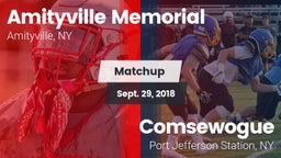 Matchup: Amityville Memorial vs. Comsewogue  2018