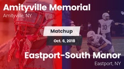 Matchup: Amityville Memorial vs. Eastport-South Manor  2018