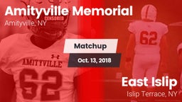 Matchup: Amityville Memorial vs. East Islip  2018