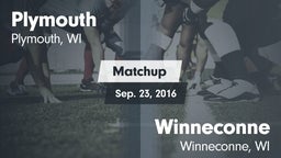 Matchup: Plymouth  vs. Winneconne  2016