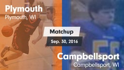 Matchup: Plymouth  vs. Campbellsport  2016