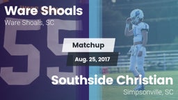 Matchup: Ware Shoals vs. Southside Christian  2017