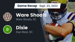 Recap: Ware Shoals  vs. Dixie  2022