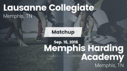 Matchup: Lausanne Collegiate vs. Memphis Harding Academy 2016