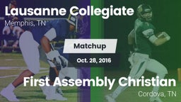 Matchup: Lausanne Collegiate vs. First Assembly Christian  2016