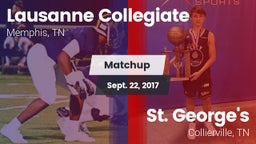 Matchup: Lausanne Collegiate vs. St. George's  2017
