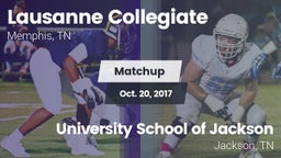 Matchup: Lausanne Collegiate vs. University School of Jackson 2017