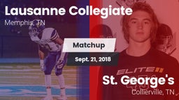 Matchup: Lausanne Collegiate vs. St. George's  2018