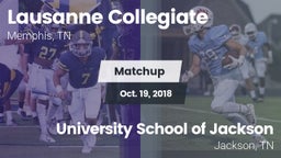 Matchup: Lausanne Collegiate vs. University School of Jackson 2018