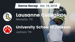 Recap: Lausanne Collegiate  vs. University School of Jackson 2018