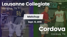 Matchup: Lausanne Collegiate vs. Cordova  2019