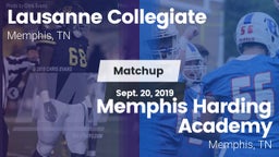 Matchup: Lausanne Collegiate vs. Memphis Harding Academy 2019