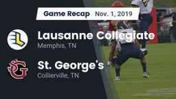 Recap: Lausanne Collegiate  vs. St. George's  2019