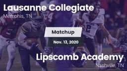 Matchup: Lausanne Collegiate vs. Lipscomb Academy 2020