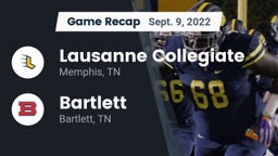 Recap: Lausanne Collegiate  vs. Bartlett  2022