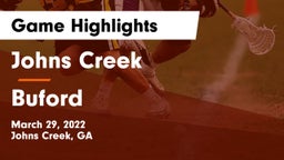 Johns Creek  vs Buford  Game Highlights - March 29, 2022