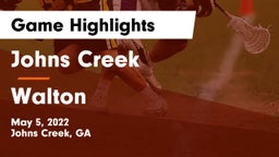 Johns Creek  vs Walton  Game Highlights - May 5, 2022