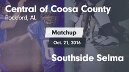 Matchup: Central of Coosa Cou vs. Southside Selma  2016