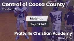 Matchup: Central of Coosa Cou vs. Prattville Christian Academy  2017