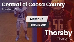 Matchup: Central of Coosa Cou vs. Thorsby  2017