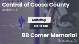 Matchup: Central of Coosa Cou vs. BB Comer Memorial   2017
