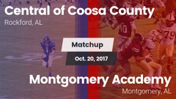 Matchup: Central of Coosa Cou vs. Montgomery Academy  2017