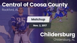 Matchup: Central of Coosa Cou vs. Childersburg  2017