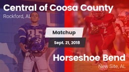 Matchup: Central of Coosa Cou vs. Horseshoe Bend  2018