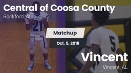 Matchup: Central of Coosa Cou vs. Vincent  2018