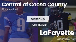 Matchup: Central of Coosa Cou vs. LaFayette  2019