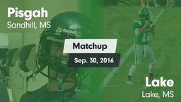 Matchup: Pisgah vs. Lake  2016