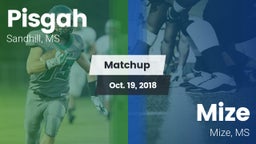 Matchup: Pisgah vs. Mize  2018