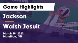 Jackson  vs Walsh Jesuit  Game Highlights - March 28, 2023