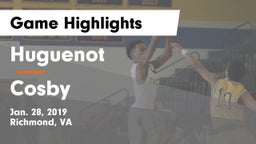 Huguenot  vs Cosby  Game Highlights - Jan. 28, 2019
