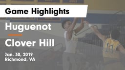 Huguenot  vs Clover Hill  Game Highlights - Jan. 30, 2019