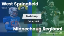 Matchup: West Springfield vs. Minnechaug Regional  2019