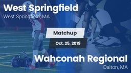 Matchup: West Springfield vs. Wahconah Regional  2019