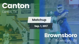 Matchup: Canton vs. Brownsboro  2017