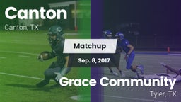 Matchup: Canton vs. Grace Community  2017