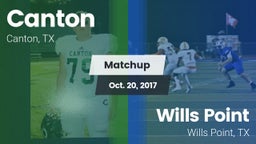 Matchup: Canton vs. Wills Point  2017