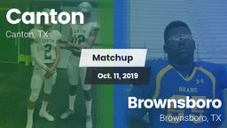 Matchup: Canton vs. Brownsboro  2019