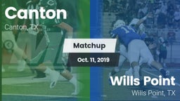 Matchup: Canton vs. Wills Point  2019