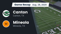 Recap: Canton  vs. Mineola  2020